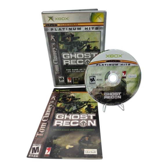 Xbox Other - Tom Clancy's Ghost‎ Recon Xbox Platinum Hits Complete Manual & Disc Included